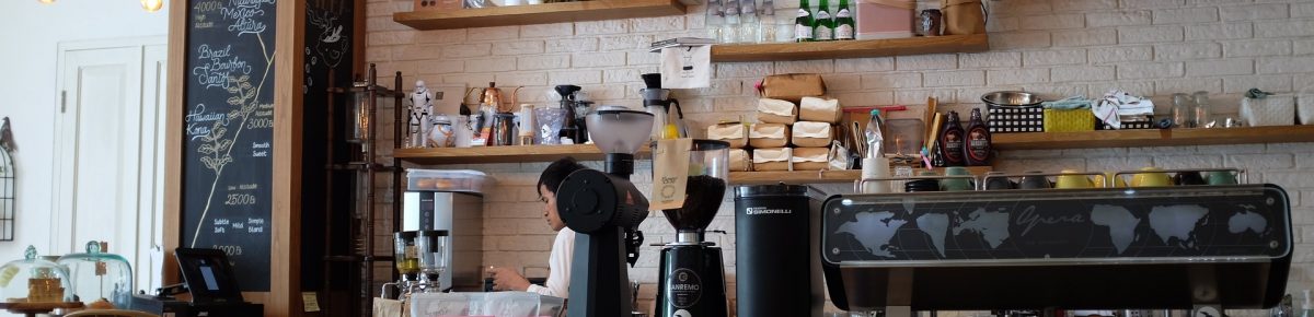 Equipment required for setting up a Coffee Shop