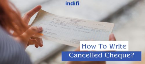 How to write a cancelled cheque