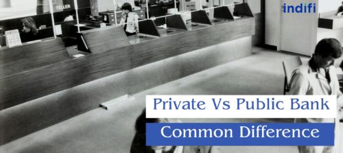 common difference between private vs public bank