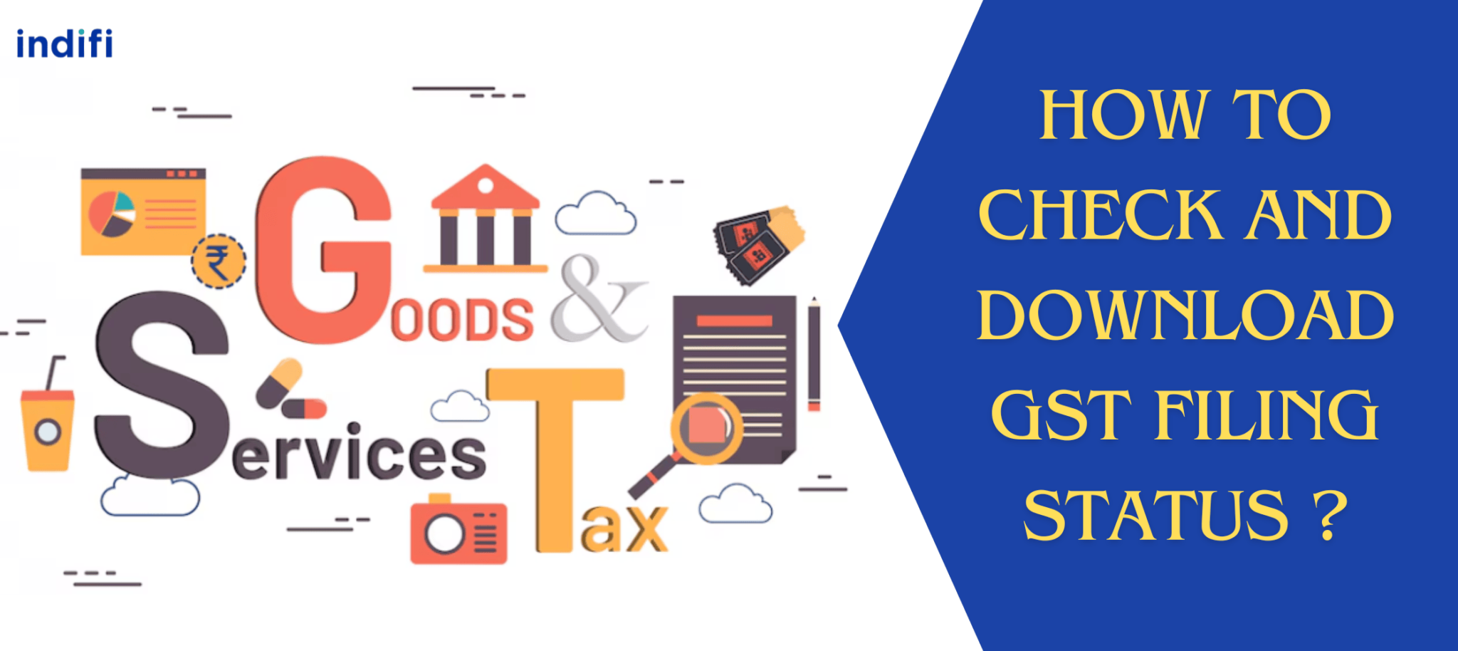 How to check download gst filing status