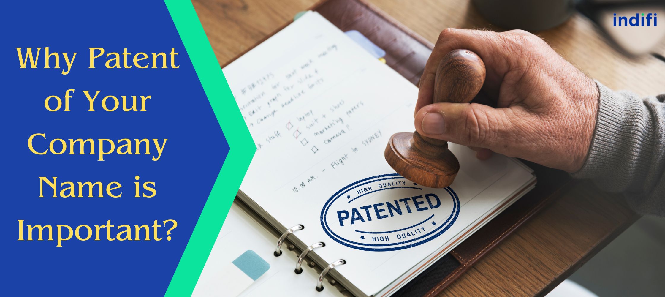 Patent for business name