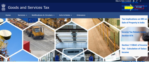 gst portal search